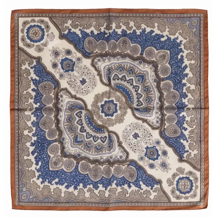 Azure Medallion Paisley